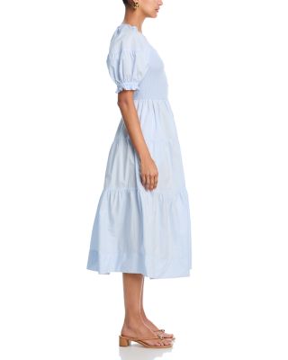 Poplin Jersey Midi Dress - Exclusive
