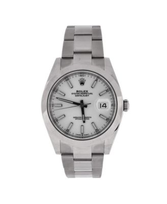 Pre-Owned Rolex - Oyster Perpetual Datejust Automatic Watch in Stainless Steel 41mm
