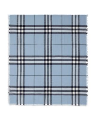 Burberry - Wide Check Lightweight Wool Scarf