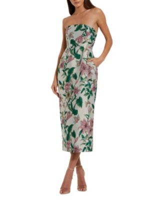 Flirty Chiffon Mini Dress with Puff Sleeves, Tiered Skirt & Daring Lace-Up Back