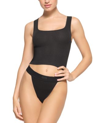 Skims Cotton Rib Tank Top