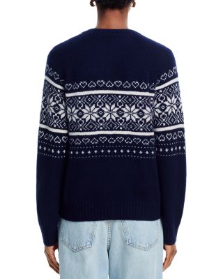 100% Cashmere Fair Isle Cardigan - Exclusive