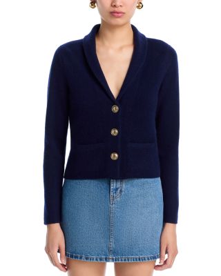 100% Cashmere Novelty Button Blazer - Exclusive