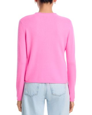 100% Cashmere Rolled Edge Sweater - Exclusive