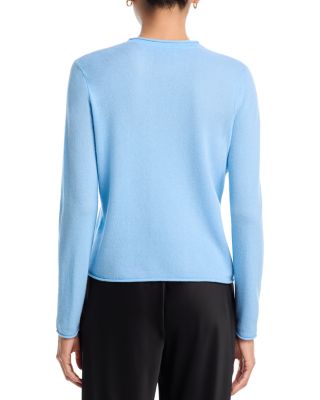 100% Cashmere Rolled Edge Sweater - Exclusive