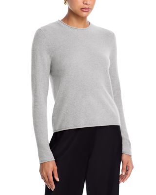 100% Cashmere Rolled Edge Sweater - Exclusive