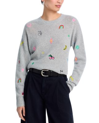 100% Cashmere Icons Crewneck Sweater - Exclusive