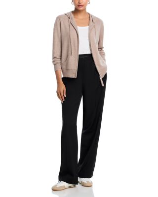 AQUA 100% Cashmere Full Zip Hoodie - Exclusive