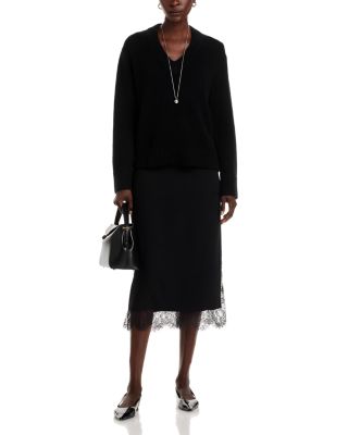 100% Cashmere New V Neck Sweater - Exclusive