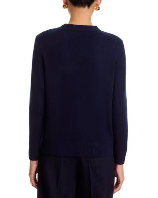 100% Cashmere V Neck Cardigan Sweater - Exclusive