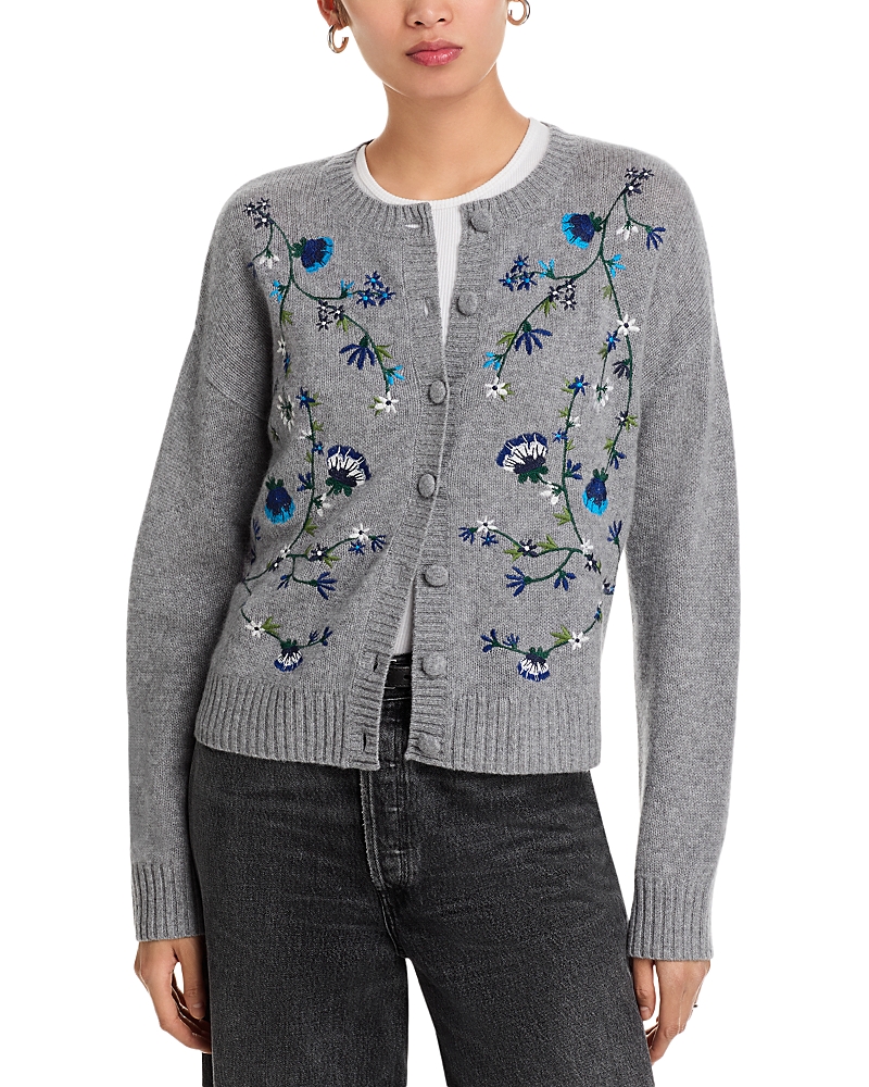 C by Bloomingdale's Cashmere Cashmere Crewneck Cardigan Sweater - Exclusive