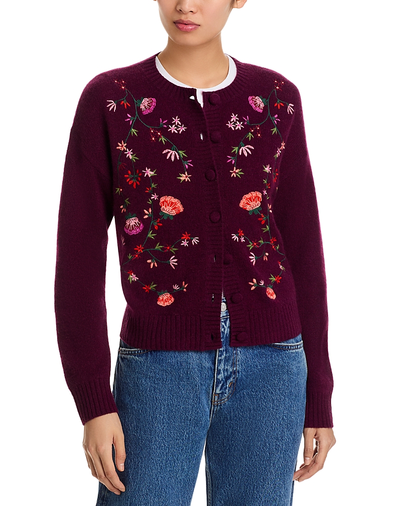 C by Bloomingdale's Cashmere Cashmere Crewneck Cardigan Sweater - Exclusive