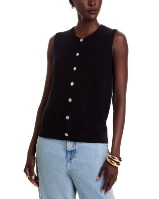 100% Cashmere Crewneck Sweater Vest - Exclusive