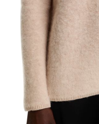 Mock Neck Brushed 100% Cashmere Sweater - Exclusive