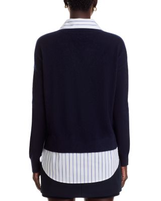 100% Cashmere Layered Look Sweater - Exclusive