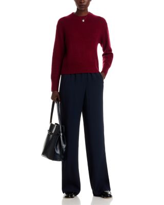 100% Cashmere Boxy Crewneck Sweater - Exclusive