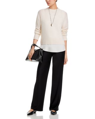 100% Cashmere Boxy Crewneck Sweater - Exclusive