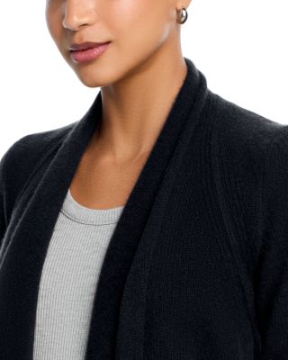 100% Cashmere Drape Front Cardigan - Exclusive