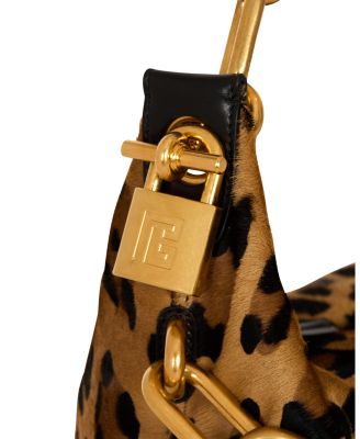 Sync Medium Leopard Print Leather Bag