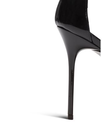 Women's Sync Patent Leather Stilettos with Pointed Toe Pumps