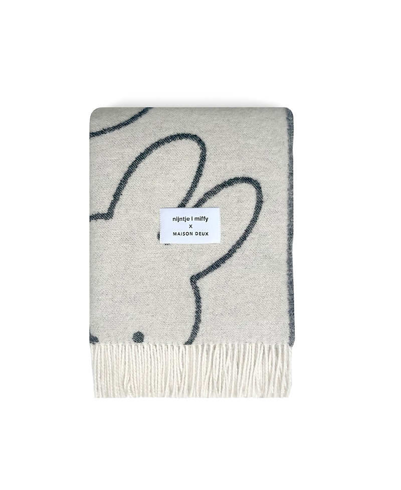 Maison Deux X Miffy Kids' Wool Blanket