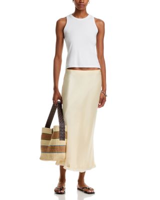 Nando High Neck Cotton Tank Top