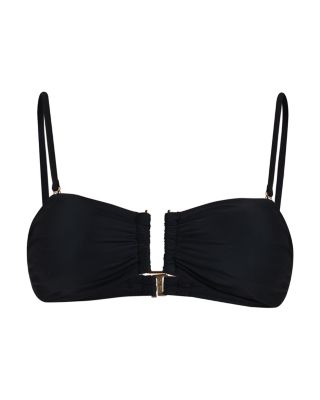 Krysta Bandeau Swim Top & Jean Scoop Front Bikini Bottom