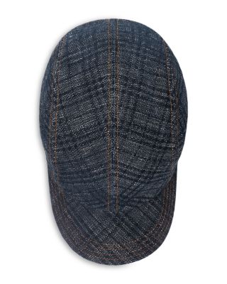 Denim Check Cap
