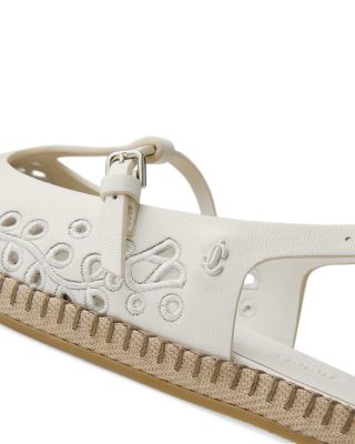 Women&#39;s Embroidered Slingback Flats