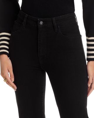 The Arrow High Rise Bootcut Jeans in Black