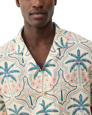 Regular Fit Print Camp Shirt