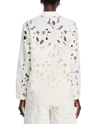 Jonara Lace Single Button Blazer