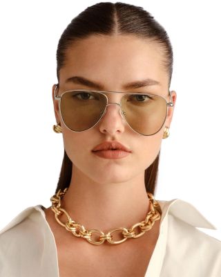 The Duke Aviator Sunglasses, 57mm