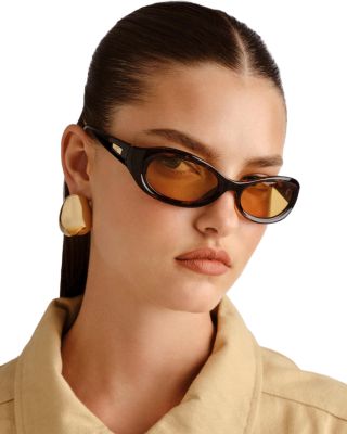 Nightcrawler Oval Sunglasses, 55mm