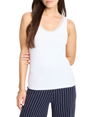 NIC+ZOE - Shimmer Trimmed Tank Top