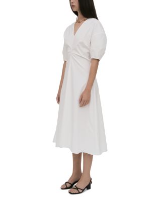 Torqued Short Sleeve Dress