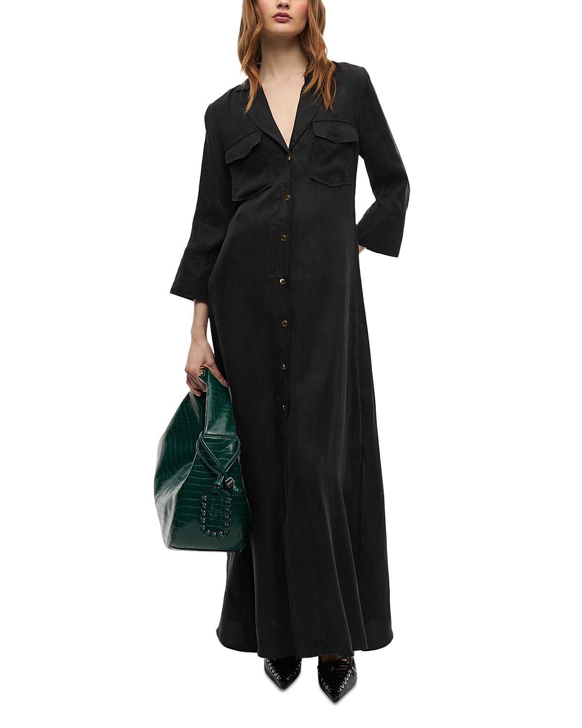 Ganni Fluid Maxi Dress