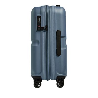 Single Stripe Expandable Carry On Suitcase