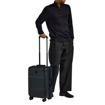 Heritage Stripe Carry On Spinner Suitcase