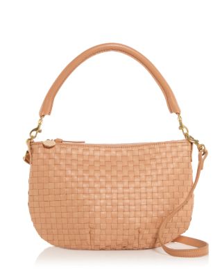 Clare V. - Petit Moyen Woven Leather Messenger Bag