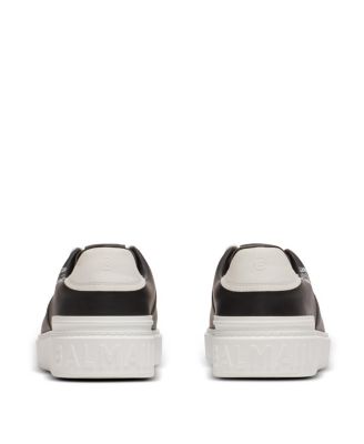  Men's B-Court Printed Calfskin Trainers Sneakers