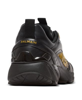  Men's Cosmic Dust Glazed Leather Trainers