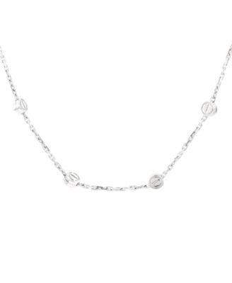 Pre-Owned Cartier - Love Station Necklace 18K White Gold