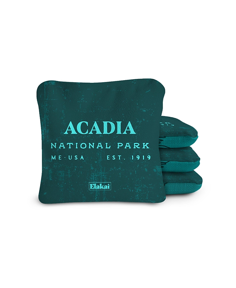 Elakai 6x6 Acadia National Park Durasuede + Turbo Polyglide Pilot Versacraft Cornhole Bags