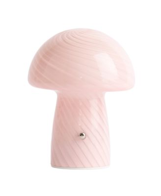 Mini Cordless Glass Mushroom Lamp
