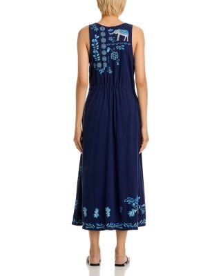 V Neck Drawstring Dress