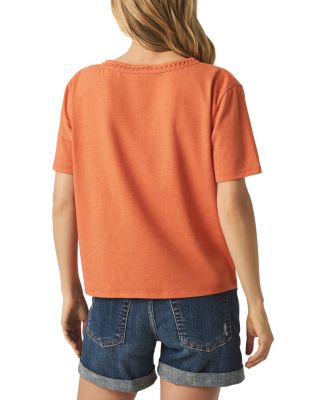 Dawn Crochet Trim Tee