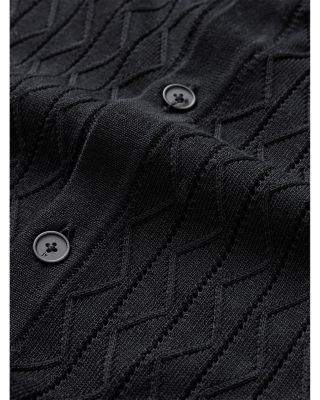 Moore Short Sleeve Regular Fit Textured Sweater