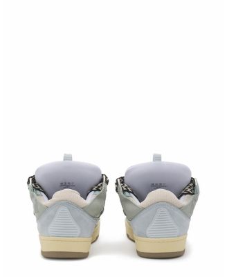  Unisex Leather Curb Sneakers