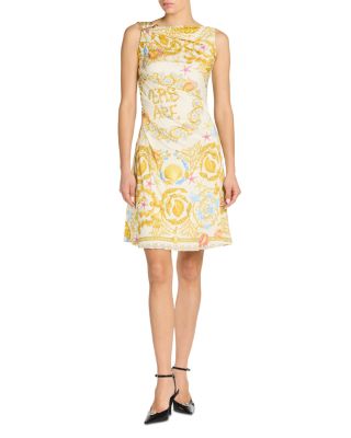 Underwater Barocco Foulard Dress